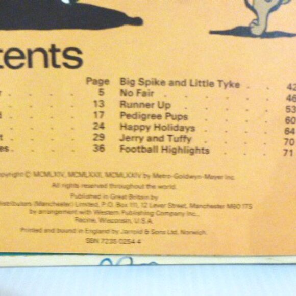 1975 TOM & JERRY Annual & 1978 DENNIS the MENACE Comic Book Lot BBC TV Cartoon - Picture 5 of 15